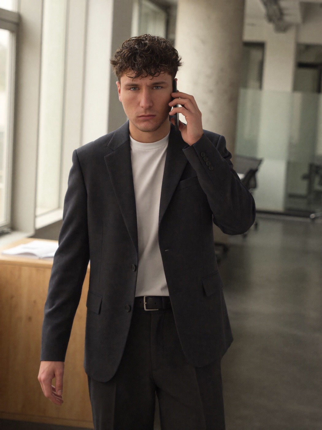 Moritz Bohmbach im Büro
