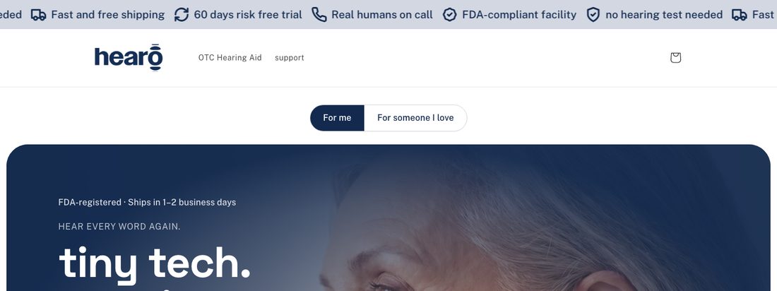 Hearo website