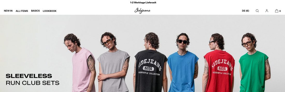 Sidejeans website